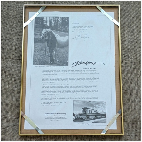 Jody Bergsma Limited Edition Watercolor Painting - Picture 5 of 8